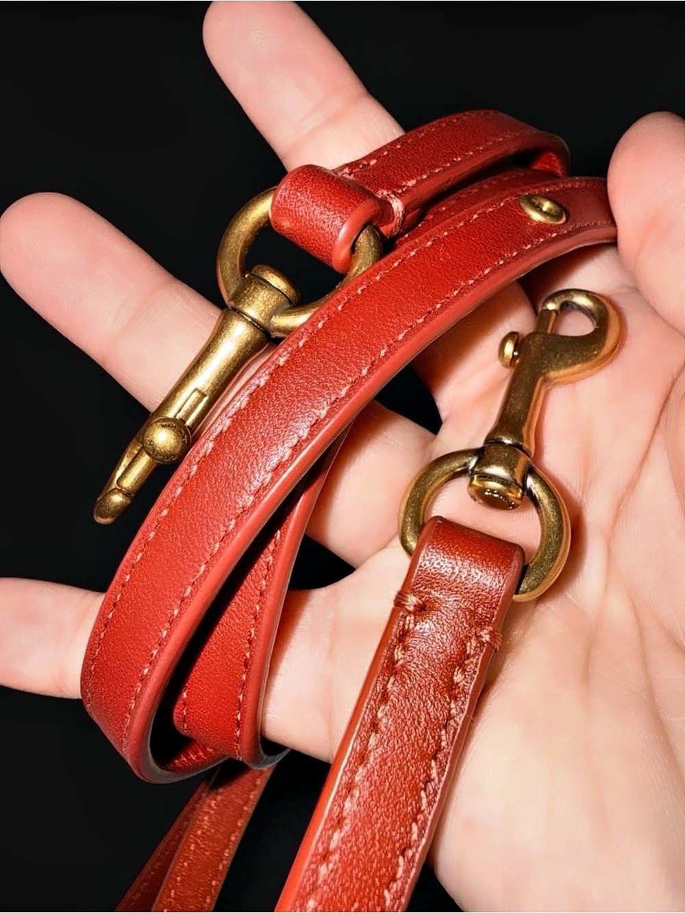 Limited Edition Release Coach Kip Turnlock Crossbody C3486 Red Sand/Canyon - Picture 6 of 6